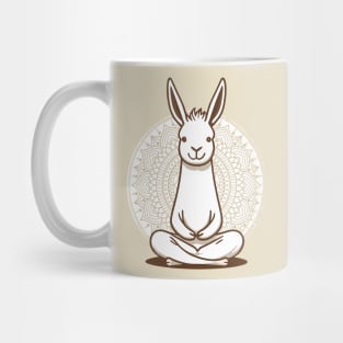 Llama meditation Mug